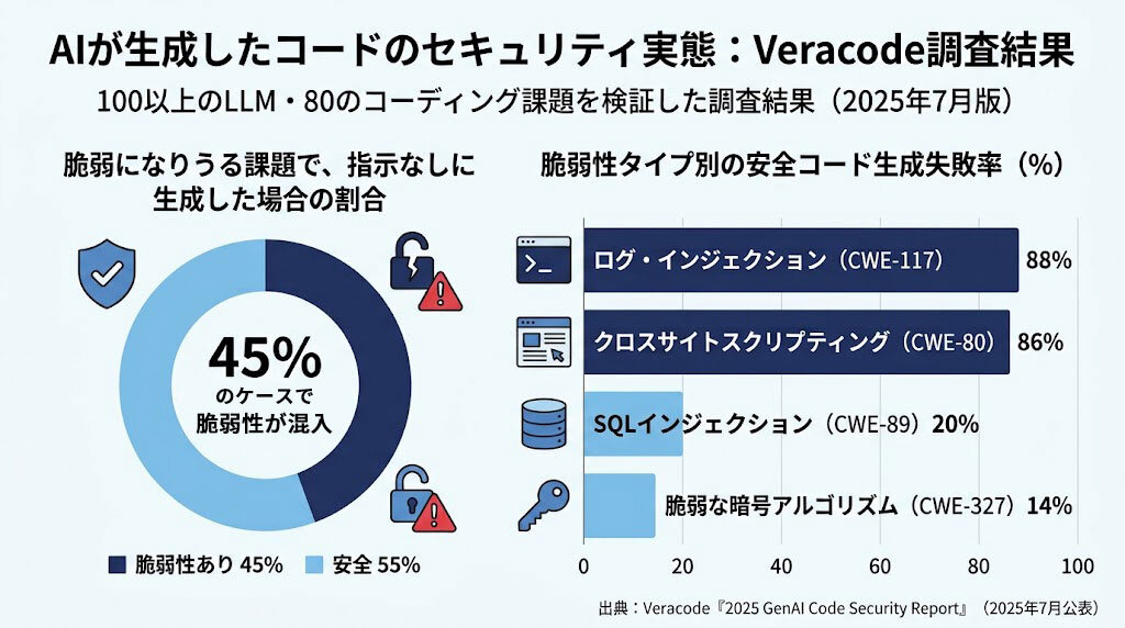 AIが生成したコードのセキュリティ実態