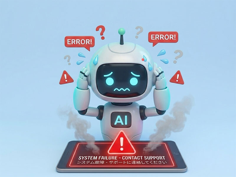AIで作ったWEBサイト、保守できますか？ <br>放置すると起きる5つのリスク